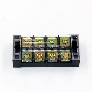 TB4504 al por mayor, bloque <span class=keywords><strong>de</strong></span> terminales <span class=keywords><strong>de</strong></span> barrera <span class=keywords><strong>de</strong></span> tornillo <span class=keywords><strong>de</strong></span> 4 posiciones, 0.5-4mm² 20-11AWG, con contacto <span class=keywords><strong>de</strong></span> cobre y acero, 45A 600V - Product Image 3