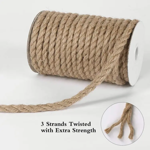 5mm tự nhiên EcoFriendly gai xoắn Dây đay twine cho DIY trang trí và hàng thủ công làm từ sợi tái chế vật liệu xoắn dây - Product Image 3