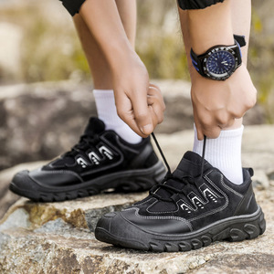 Zapatos deportivos de moda para hombre, zapatos deportivos para senderismo, zapatos informales para exteriores, antideslizantes, resistentes al desgaste, zapatos para correr de tela para todas las estaciones - Product Image 3