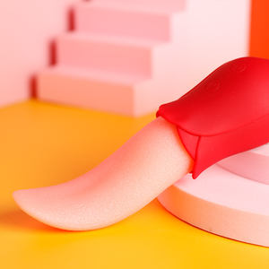 Sexspielzeug für Erwachsene, Masturbationshilfen für Frauen, vibrierender Zungenförmiger <span class=keywords><strong>Vibrator</strong></span>, Sextoys für Frauen - Product Image 2