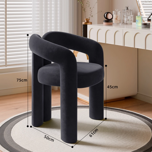 2025 Light Luxury Modern Design Makeup <strong>Chair</strong> for Female Dining Table Nail Salon <strong>Chair</strong> for Bedroom - Product Image 4
