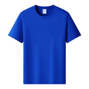 Hot Sale Casual Cotton Lightweight 180gsm 100% <b>Comb</b> Cotton Summer Short Sleeve Tee Round Neck Solid Color Unisex T-Shirt - Product Image 6