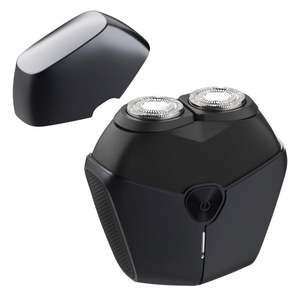 Afeitadora rotativa en seco y húmedo, Mini afeitadora de viaje eléctrica para hombres, maquinilla de <span class=keywords><strong>afeitar</strong></span> electrónica lavable de tamaño de bolsillo - Product Image 2