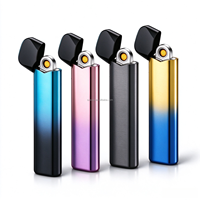 Briquet électronique USB personnalisé de qualité supérieure UE, fournitures pour fumeurs, ensemble de pipes