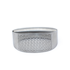 Prensa de Ajo de Acero Inoxidable 304 de Alta Calidad, Pulida, Manual, Curva, Trituradora de Jengibre, Apta para Lavavajillas 01BC036 01BC03 - Product Image 2