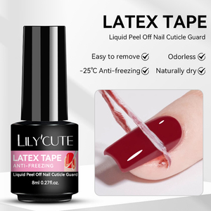 LILYCUTE 8ml Cinta de Látex Líquido Inodora <span class=keywords><strong>Anti</strong></span>-derrame para Uñas, Secado Rápido al Aire, <span class=keywords><strong>Gel</strong></span> Protector de Cutículas <span class=keywords><strong>Anti</strong></span>-congelación Despegable para el Cuidado de Uñas - Product Image 1