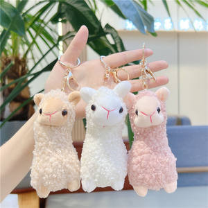 Lindo Mini Peluche de Alpaca, Suave, Kawaii, de Dibujos Animados, Ecológico, Duradero, Ligero, Llavero de Juguete para Máquinas de Garras y Muñecas - Product Image 4