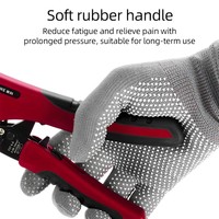 Pince à sertir latérale isolée pour électricien 6-4 6-6 pour fils de 0,08-10 mm²