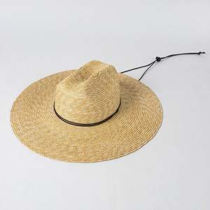 New Arrival Fashion Trendy Casual Straw Fedora <b>Hat</b> Outdoor Sunshade Jazz <b>Hat</b> with <b>Floppy</b> Strap Spring Summer Wide Brim <b>Sun</b> <b>Hat</b> - Product Image 2