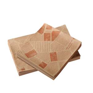 กระดาษห่อเบคอนเคลือบแว็กซ์สี กระดาษห่อเบอร์เกอร์ กระดาษห่อฮอทดอก - Product Image 3