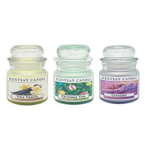 LD08T Parfum à la cire de soja Etiquettes personnalisées <span class=keywords><strong>Bougie</strong></span> parfumée style <span class=keywords><strong>Yankee</strong></span> D14T D16T Décoration intérieure Logo personnalisé Noël - Product Image 3