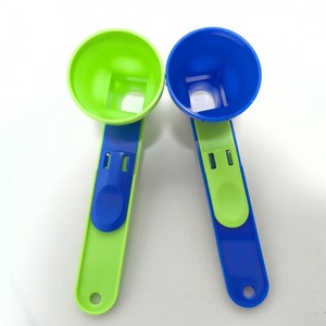 Cuillère doseuse avec design coulissant pour la poudre de protéines et la séparation du jaune d'œuf, outils de mesure en plastique - Product Image 1