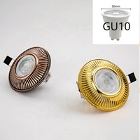 Traditionnel Laiton Antique Cuivre Or Personnalisation Spot Lumières Vers Le Bas Lampe De Luxe Villa Hôtel Maison Gu10 Downlight