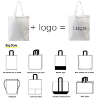 Bolsos Tote Personalizados de Gran Capacidad para Mujer, para Uso Diario, Bolsas de Compras Plegables Ecológicas de Lona de Algodón con Logotipo