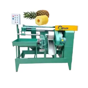 Linha de produção de abacaxi enlatado Máquina de descascar pêra maçã para remoção de núcleo de abacaxi