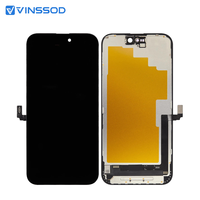 Vente en gros d'écrans de remplacement Incell pour iPhone 16 Plus, assemblage d'écran pour la réparation de téléphones mobiles, adaptateur pour les distributeurs