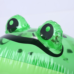 Nuevos animales pequeños para niños, ranas de iluminación, juguetes inflables de PVC, juguetes de dibujos animados de rana grande - Product Image 4