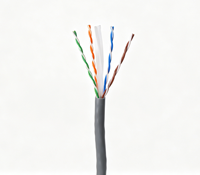 Câble Ethernet non blindé Shibei CAT6A UTP 99,99 % OFC 10 Gbit/s haute vitesse compatible PoE, testé Fluke, câble réseau LAN