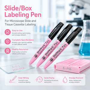 Stylo marqueur de laboratoire DeGao StatMark pour objectifs de microscope et cassettes de tissus, résistant aux solvants - Product Image 3