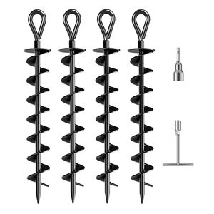 Estacas de Acero de Alta Calidad para Suelo, Anclaje Reutilizable y Portátil para Tiendas de Campaña, Cobertizos y Fijación de Animales - Product Image 2