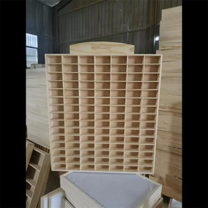 1/64 תצוגת צעצוע עץ גווני תצוגה מודרנית תיבת צל מסגרת קיר קיר הר מדפים תצוגת עץ - Product Image 6