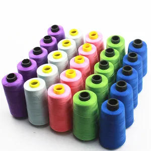 Weitian WT brand ready to ship 600 colors custom 3000 yards 100% polyester 40 2 spun sewing thread for sewing