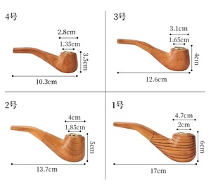 Accessoires pour fumeurs certifiés CE, vente directe d'usine, pipe à tabac en bois faite à la main, style ancien, durable - Product Image 3