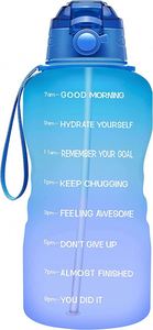 Jarra de Agua Deportiva Grande de 3800 ml con Marcador de Tiempo y Pajita, Libre de BPA, para Viajes - Product Image 3