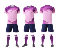 Seragam Latihan Poliester Cepat Kering dan Bernapas Desain Kustom Kaos Olahraga Tim