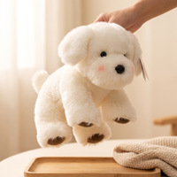 Peluche chien en coton PP super doux, jouet en peluche mignon pour enfants, cadeau d'anniversaire, fournisseur OEM/ODM personnalisé