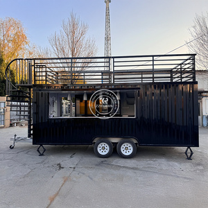 Tùy chỉnh 5.5m <span class=keywords><strong>container</strong></span> bar sân thượng sử dụng bia cà phê thực phẩm kiốt nhà bếp nhà di động nhà để bán - Product Image 4