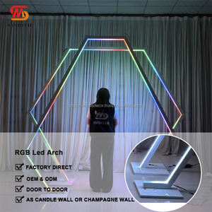 Nuevo Arco LED RGB Geométrico Estable para Decoración de Pasillos y Escenarios, con Iluminación LED - Product Image 2