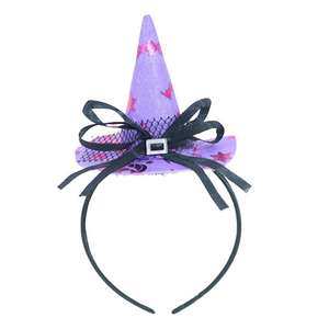 Diademas de Calabaza y Araña para Halloween, Diademas de Sombrero de Bruja y Mago para Niños y Adultos, Venta al Por Mayor - Product Image 4