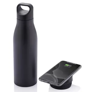 Botella de agua de carga USB inteligente con altavoz inalámbrico de 500ml y 17oz para banco de energía