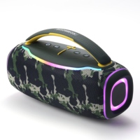 Haut-parleur portable à subwoofer haute puissance, entrées USB/AUX, étanche IPX6, prend en charge le mode EQ, système stéréo TWS multifonctionnel, RGB