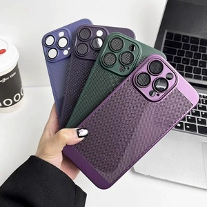 Funda Protectora de Malla Transpirable para iPhone 14 Plus 11 12 13, Carcasa de PC con Cristal para Lente, Compatible con 15 Pro Max 16 17 - Product Image 3