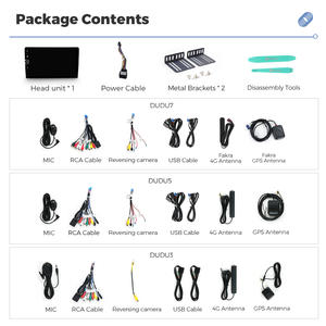 MEKEDE DUDU7 7870 <span class=keywords><strong>Android</strong></span> Multimedia <span class=keywords><strong>Auto</strong></span> 12 + 512G Car-play pour bouton simple face de 9 pouces universel <span class=keywords><strong>toyota</strong></span> Honda VW Hyundai BMW - Product Image 2