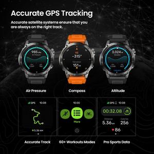 Nuovo <span class=keywords><strong>1</strong></span>.43 pollici Zeblaze Stratos <span class=keywords><strong>2</strong></span> Plus schermo <span class=keywords><strong>3</strong></span> ATM salute e Fitness GPS Smart Watch - Product Image 2