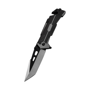 Cuchillo de Supervivencia Multiusos de Acero Inoxidable 3cr13 Premium, Mango de Aluminio, Hoja Recta, para Camping y Caza, DIY OEM - Product Image 1