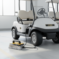 Chargeur de batterie embarqué VOITATOP VT-QA900C 900W OBC pour voiturette de golf, marine, AGV 12V-72V LiFePO4, plomb-acide, IP67