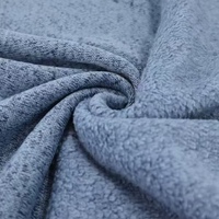 Tissu tricoté double face en fil cationique 100% polyester, doux et respirant, pour pulls et vêtements d'intérieur pour filles et garçons