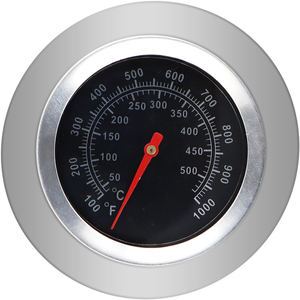 Stainless Steel Kitchen Measuring Tool 1000 Degree Black BBQ Oven Thermometer Meter for Grill Kitchen Dining - Product Image 2
