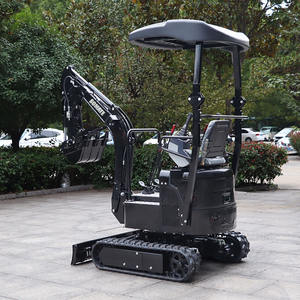 Mini-excavatrice sur chenilles jaune/verte China Somate avec moteur Koop CE EURO5 EPA, boîte de vitesses PLC, garantie 1,5 an, braquage court - Product Image 4