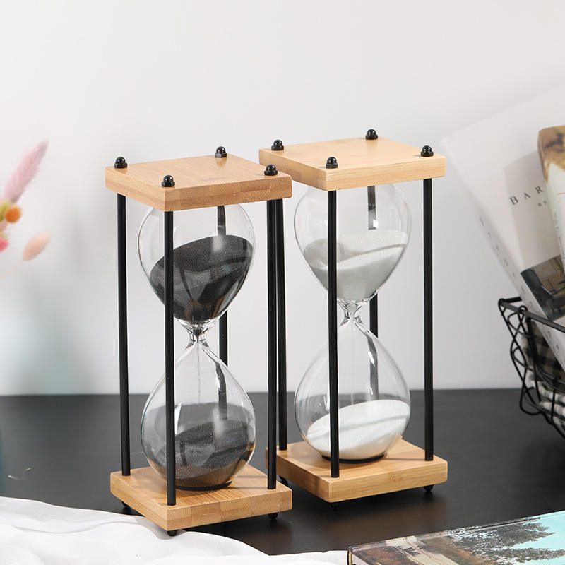 Directly Provided by Manufacturers Creative Desktop Hourglass Timer in 30 & 60 Minutes for Decoration
