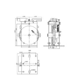 OX-187/OX-186/OX-186A сталь электромагнитный регулятор скорости лифта, машина для ограничения скорости лифта, бесполая запасные части - Product Image 4