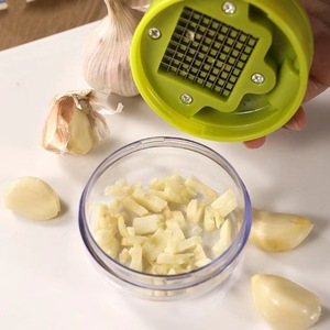 Presse-ail en acier inoxydable manuel circulaire pilon d'ail cuisine multifonctionnel <span class=keywords><strong>outil</strong></span> de presse-ail domestique - Product Image 3