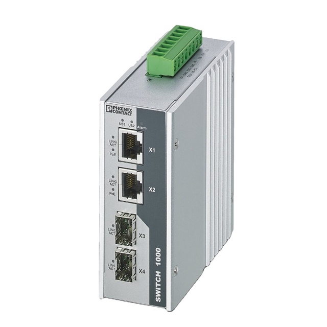 Original FL SWITCH 1000T-2POE-GT-2SFP - Industrial Ethernet Switch 1026765