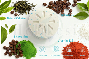 OEM Brain Health Supplement Energie und Fokus Kauen Minz gummi Vitamin L-Theanin Focus Energy Gum - Product Image 6