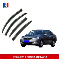 Pour Skoda OCTAVIA 2007-2017 2018, pare-brise de porte de voiture, déflecteur de pluie, pare-Vent, pare-Vent
