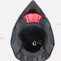 Casco de Motocross Doble Propósito de ABS con Certificación DOT, Visera Solar Extraíble, Gafas/Guantes Gratis, Tallas S/M/L/XL (1300g) para Conducir